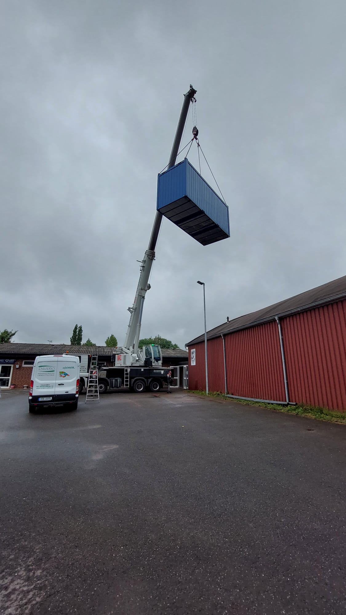 Neuer Vorraum in der Tennishalle