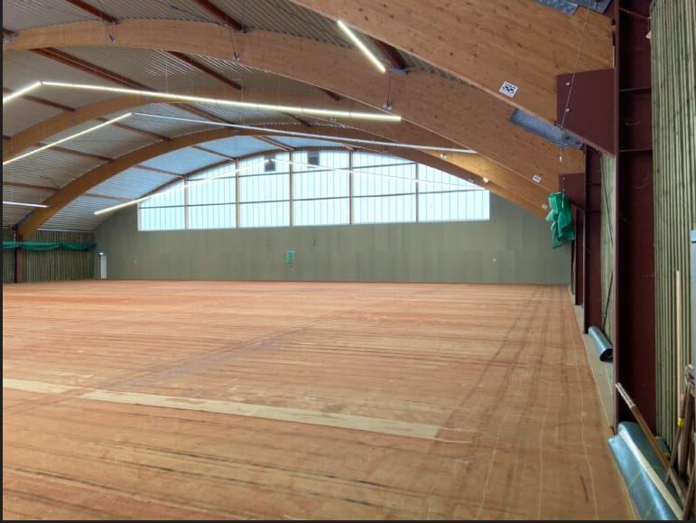 Sanierung Tennishalle, dritte Aufnahme